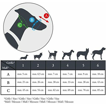 Maulkorb für kleine Hunde Trixie Schwarz Größe 1-2 (Tabelle siehe Bilder)